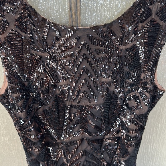 Dress the Population black sequins mini dress size small. New without tags. - Picture 4 of 9